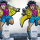 A regular, and sparkle variant, of Jubilee.